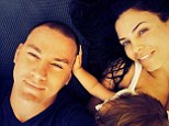 Family: Channing Tatum Instagrammed this photo with wife Jenna Dewan and daughter Everly on Saturday, writing, 'Another year of love and light..couldn't ask for anything more. Thanks everyone for the anniversary wishes!'