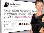 Wedding countdown! Justified's Natalie Zea tweets about bridal gown... after announcing engagement to Travis Schuldt just six months ago