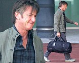 Meeting the parents? Sean Penn spotted arriving in Cape Town without South African girlfriend Charlize Theron