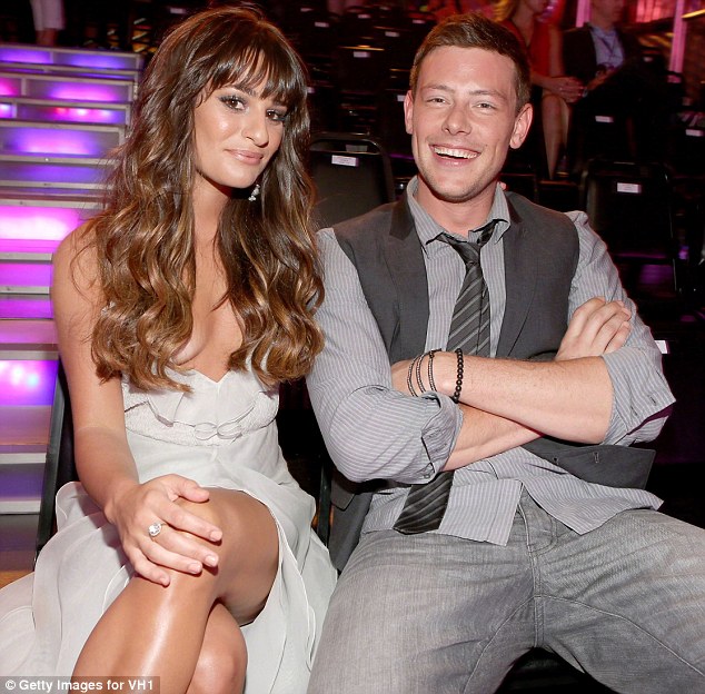 Tragic: It is now 12 months since her former beau Cory Monteith died following a drug-fuelled bender