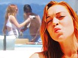 Lindsay Lohan and manager
