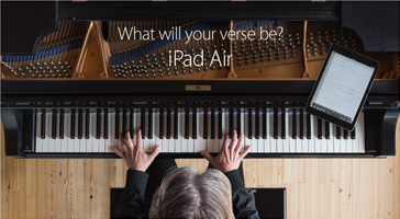 What will your verse be? iPad Air