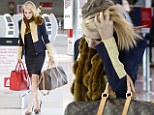 Absence makes the heart grow fonder: Gabi Grecko cuts pale and sickly figure as beau Geoffrey Edelsten leaves her behind to jet back to Melbourne alone