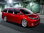 Family wagon: Toyota has revamped its Sienna minivan to make it sleeker and more appealing