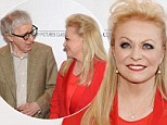 Lady in red: Jacki Weaver steps out at the premiere of Magic In The Moonlight in New York on Thursday