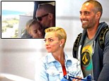 Jaime Pressly and boyfriend Hamzi Hijazi land at LAX following their romantic Mexican holiday
