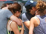 New couple alert? Ian Somerhalder spotted embracing Nikki Reed... before planting a kiss on a mystery woman