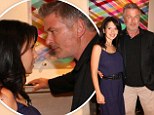 Alec and Hilaria Baldwin share intense discussion before smiling for the cameras at opening night of play