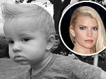 'Alrighty then': Jessica Simpson pays homage to Ace Ventura as she posts precious shot of her son in faux mohawk