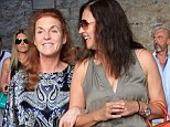 Gal pals: Sarah, Duchess of York, strolled arm-in-arm with Slavica Ecclestone in Dubrovnik