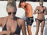 Leonardo DiCaprio, 39, is seen spending his holiday on a yacht in Ibiza with his 22-year-old girlfriend Germany model Toni Garrn