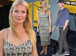 Gwyneth Paltrow grabs attention in printed mini-dress at Hector And the Search For Happiness screening¿. as estranged husband Chris Martin also attends