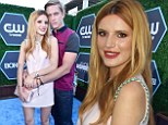 That's my date! Bella Thorne arrives in gorgeous Miu Miu dress alongside boyfriend Tristan Klier at the Young Hollywood Awards