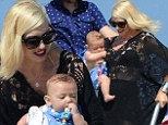 Baby on board! Gwen Stefani dons lace caftan for boat cruise with her son Apollo on family holiday in St. Tropez