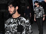 Zayn Malik pops his Chiltern cherry the night before One Direction's tour resumes in Toronto