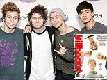 Coverboys: 5 Seconds of Summer on the cover of music bible Billboard magazine as their album debuts at Number One on the US charts