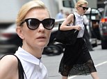 Cate Blanchett out for a walk in Midtown Manhattan