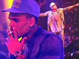 Chris Brown performs at Gotha nightclub in Cannes