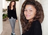 Zendaya lets her natural beauty shine through while clad in sweatpants at Ludacris' beach bash in Malibu