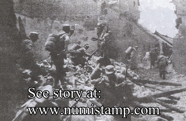 Taierzhuang, China 1938 – Chinese troops fight the invader street by street