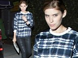 Kate Mara looks flawless and makeup free as she leave a vegan hotspot in Los Angeles
