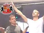 Lee Cattermole dancing on his night out
