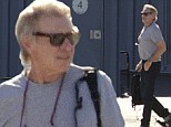 Harrison Ford looked to be in tip-top shape as he boarded his private jet in Santa Monica, California on Tuesday. The 72-year-old, who plays Han Solo in the Star Wars films, is expected to return to the set of the seventh installment of the iconic franchise any day now following an injury in June