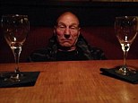 'And my first music festival is over': Patrick Stewart, 74, shares hilarious drunken photo following a weekend of overindulgence at Outside Lands