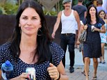 Fashion spotting! Courteney Cox enjoys a day of shopping with friends and daughter Coco