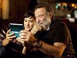 Robin Williams with his daughter Zelda in 2011, when they appeared in a commercial for Nintendo together