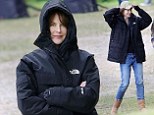 That's a wrap: Nicole Kidman kept the chill at bay on a drizzly New York day while filming The Family Fang.
