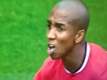 Vine of bird dirt landing in Ashley Young?s mouth