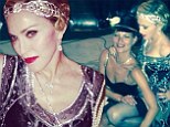 Madonna poses with pal Kate Moss as she celebrates 56th birthday with lavish 1920s-themed bash at luxurious French villa
