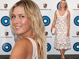 Maria Sharapova arrived to the Fashion Targets Breast Cancer event on Wednesday evening looking flawless in a beautiful Marc Jacobs dress.
