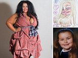 Krystina Butel, 30, from Wakefield, Yorkshire, Thursday 31st July, 2014. Krystina had her caricature done of herself when she was 15 on holiday in Ibiza. Krystina then spent 100k worth of plastic surgery to look like the cartoon drawing.     PIC BY NEWS DOG MEDIA .. +44 (0)121 246 1932