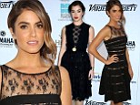 Nikki Reed and Hailee Steinfeld look lovely in lacy black dresses as they attend Beyond Hunger Gala