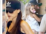 Family fitness fun! David and Victoria Beckham bring children Harper and Romeo to SoulCycle class... and chef Gordon Ramsay comes along too