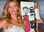 Gisele Bundchen dons racy lacy white négligée as she shows off new range of lingerie in her home country of Brazil
