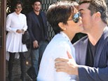 Think you're Lois Lane? Come off it Kris! Jenner smooches Superman actor Dean Cain following cosy lunch in Beverly Hills