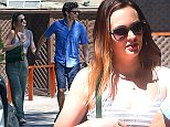 Picture Shows: Leighton Meester, Adam Brody  August 31, 2014\n \n Married couple Adam Brody and Leighton Meester dine out at the Inn of the Seventh Ray in Topanga, California. Adam recently said that he wanted to have 12 children with his wife whom he wed in an secret, intimate ceremony last February. \n \n Exclusive - All Round\n UK RIGHTS ONLY\n \n Pictures by : FameFlynet UK © 2014\n Tel : +44 (0)20 3551 5049\n Email : info@fameflynet.uk.com