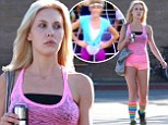 Apple doesn't fall far from the tree: Chloe Lattanzi seemed to be channelling mom Olivia Newton-John as she stepped out in Los Angeles on Thursday