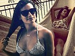 'Tropical paradise!' Lea Michele shares bikini photos from her luxurious 28th birthday celebration vacation in Mexico
