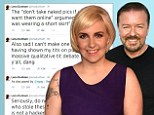 Lena Dunham pleads with fans while Ricky Gervais is blasted for insensitive tweet as stars react to nude photo scandal