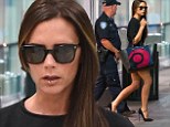 Victoria Beckham had been back in London for the past four days after spending most of the summer with her family in Los Angeles. But on Wednesday the 40-year-old former Spice Girl singer flew back to the States and was pictured walking through the JFK International Airport in New York City
