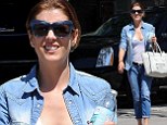 Not a Bad Judge of fashion! Kate Walsh showcases her cleavage in low cut shirt on relaxing day out in Los Angeles