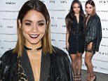 Sister, sister: Vanessa Hudgens attended the Flaunt magazine September issue party in New York City on Wednesday with her 18-year-old sister Stella