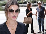 Business or pleasure? Alessandra Ambrosio and her fiancé Jamie Mazur jet out of LAX on Wednesday