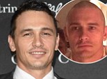 New look: James Franco shaved his head in the wee hours of Thursday morning, posting this image with the caption, 'Get ready for ZEROVILLE'