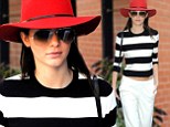 Chic: Kendall Jenner was spotted out in New York on Thursday