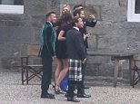 DAVID BECKHAM FILMING A WHISKY ADVERT IN THE HIGHLANDS...PIC PETER JOLLY